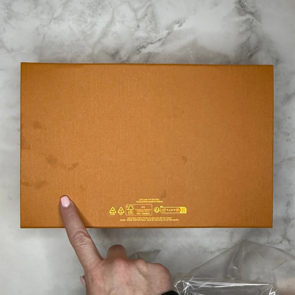 🧡 Louis Vuitton Rigid Gift Box – Empty / Packaging Only